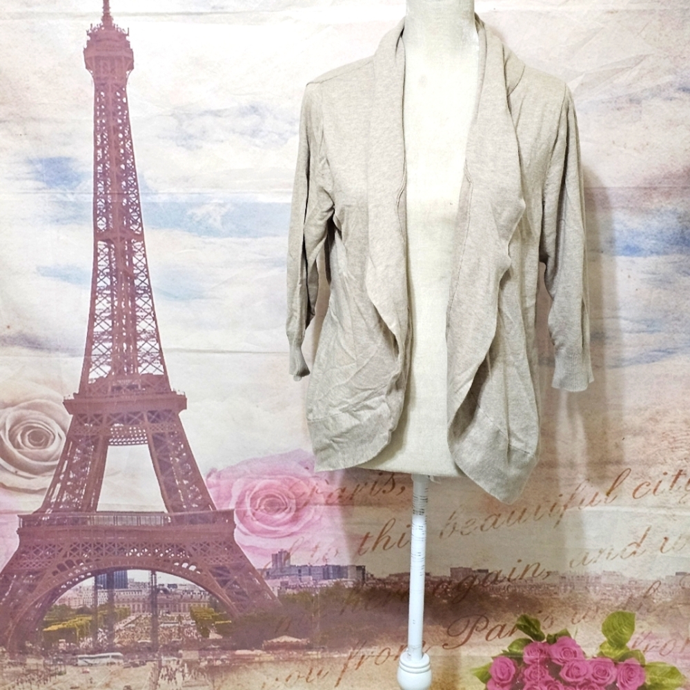 GAP Light Tan Knit Cardigan